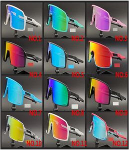 17 Färg OO9406 Cykling Eyewear Men Fashion Polarised TR90 Solglasögon utomhussport som kör glasögon 3 par lins med paket9132261