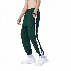 breasted Trousers, Full-open Buckle Buckle Trousers, Sports Leisure, Side-g, Secd-off Basketball Butt Trousers Men y6ac#