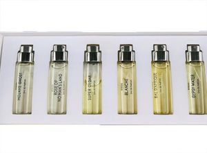 العطور 12ml مجموعة 6pcs العطور الفاخرة Super Cedar Ghost Bal Dafrique Rose Gypsy Water Eau de Parfum Travel Spress 6 9744111