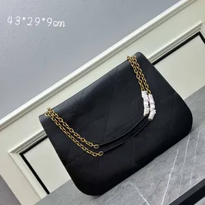 Novo designer saco das mulheres crossbody saco de alta qualidade bolsa ombro senhoras alta qualidade couro moda ouro prata corrente flip