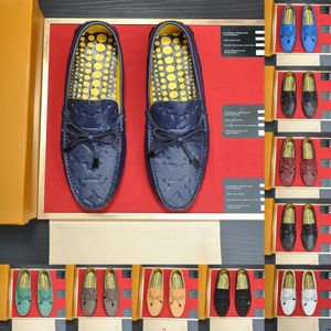 10model متسكعون الرجال العلامة التجارية الفاخرة أحذية جلدية مصممة غير رسمية الأحذية الإيطالية mocasins mocassin homme mocasines hombre slip-ons loafer