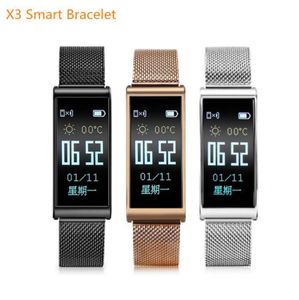 X3 Smart Armband Waterproof IP68 Blodtryck Mätning av pulsmätare Armband TFT IPS Color Tracker Watch Band för Android6795985