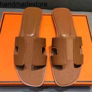 Slipper Classic Sandal Designer Orans Original Summer Beach Slide Crocodile Skin Leather Flip Flops Heels Fashion With Logo