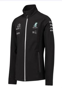 F1 Formel One Mercedes- Team Racing Jersey Jacket Thin Fleece Sweater Fall Winter Car Work Clothing Anpassning8308513