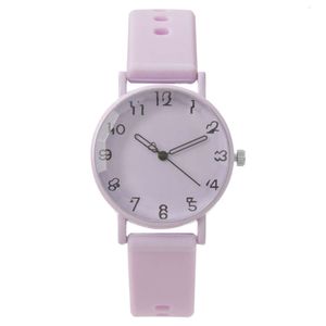 Fashion Digital Women's Silicone Tape Quartz Wrist Watch