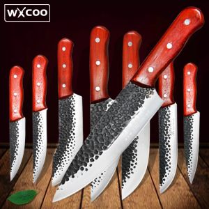 Knives Kitchen Forged Boning Knife Stainless Steel Slicing Chef Knife Slaughter Butcher Meat Cleaver Fruit Vegetable Cutting BBQ Tool