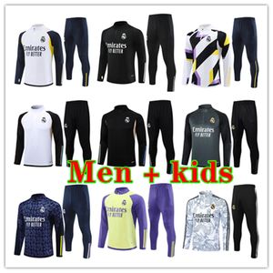 Set TUTA Real Madrid 2023 2024 VINI JR.Maglia da calcio BELLINGHAM TRAINING 23 24 CAMAVINGA MODRIC calcio Madrides uomo bambino chandal futbol survêtement