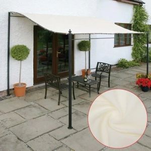 Awnings 300D Outdoor Roof Replacement Canvas Cover Waterproof Tent Gazebo Top Canopy Sun Shelter Cloth Patio Awning Cloth 3X3M 2.6X2.5M