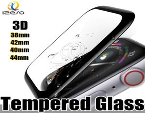 Pellicola protettiva per Apple Watch 8 7 6 Protezione schermo in vetro temperato a copertura totale 3D 45mm 41mm 44mm 40mm 42mm 38mm Antigraffio Bub2795862