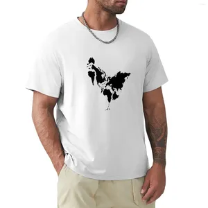 Men's Polos Continent Chicken T-Shirt Customs Design Your Own Korean Fashion Mens T Shirt Graphic