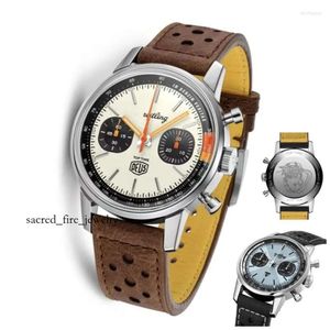 Wristwatches Luxury Top Time Watch Men Men Professional Aviation Chronograph Wristwatch Panda Eye Business for Men 4861 2140 1919