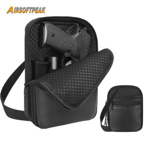 Väskor Taktisk dold pistolpåse Militär handgevär Pistol Holster Pouch Outdoor Phanny Pack EDC Shoulder Bag With Belt Loop