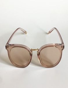 Moda feminina óculos de sol claro champanhe cor óculos de sol antiuv óculos óculos para compras condução viagem eyewea1449636