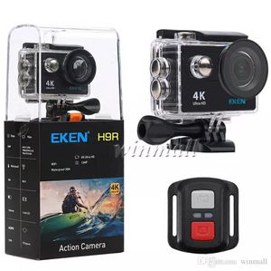 100 Orijinal Eken H9 H9R 24G Uzaktan Kumanda Ultra HD 4K Eylem Kamerası WiFi 20 Quot 170D Sualtı Su Geçirmez Kask Spor CAM3511719