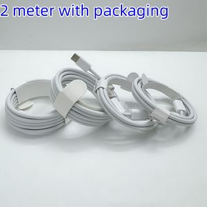 Cabo 2M 60W PD Tipo-C para Tipo-C para iPhone 15 Pro max plus MacBook IPad Cabos de carregamento rápido para Samsung Xiaomi Huawei Dados 1M Fio USB C para C