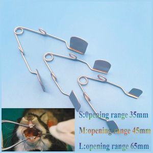 Instruments Dental Rodent Opener Buccal Cheek Dilator Wire Mouth Gag Spring Stainless Steel Chinchillas Rabbit Vets Oral Cavity Instruments