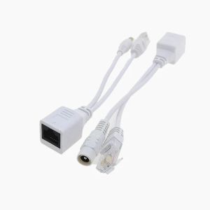 2024 POE Adapter Cable RJ45 Кабель питания над адаптером Ethernet Splitter DC 12 V 1 Пара для IP -камер 1. Для IP -камеры источник питания камеры