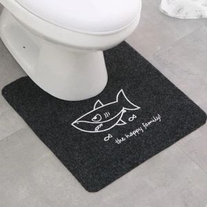 Mats NonSlip Bath Mat U Shape Pad Bathroom Kitchen Carpet Shower Toilet Mat Bath Toilet Rug Water Absorbent Carpet Floor Mat