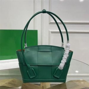 Designer de luxo sacos retalhos dupla alça totes grande capcity bolsas ombro kf009950 aberto topo arco tote verde 7a melhor qualidade