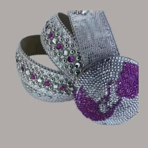 Gurtel womens designer belt red purple rhinestones pu waistband skull shape metal alloy smooth buckle luxury bb belt simon adjustable fashion hj083 C4