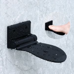 Tappetini anziani non slip con poggiapiedi porta doccia a pentola di riposo bagno bagno a parete piedistallo in gravidanza.