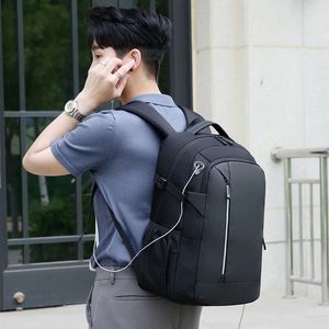 Fábrica de mochilas vendem mochilas para laptop Oxford à prova d'água com carregamento USB inteligente para vendas