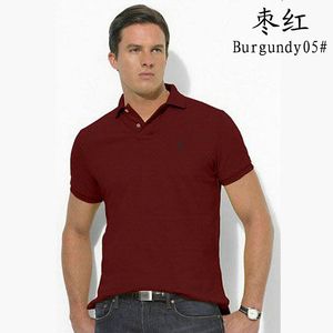Top designer brand clothing Polo shirt, men's high-quality pony embroidered logo, short sleeved summer casual cotton business Polo shirt