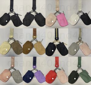 11 cores ll yoga chaveiro saco de armazenamento cartão saco de armazenamento de pulso mini zip pulseira carteira portátil chaveiro carteira bolsa de moedas mini bolso de moedas preço por atacado