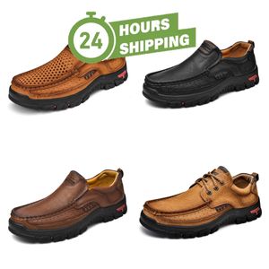 new selling leather shoes for men genuine leather oversized GAI loafers casual leather shoes male hiking shoes Business Fashion Loafers lightweight high Quality