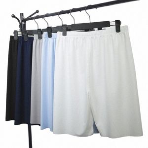 Ice Silk Cool Summer Men Sleepwear Shorts Sexiga underkläder Nattkläder Bekväm lös sportman Sleep Bottoms hemkläder 437V#