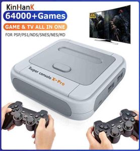 WIFI Video Game Console Super Console X PRO With 50000 Retro Games 4K Android TV Box Mini Game Console For PS1PSPSNESN64DC H225266689