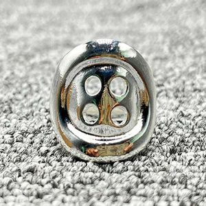 Band Rings Best Seller 2022 New Fashion Stainless Steel Alloy Galvanized 925 Silver 14k Button Series Charming Gold Ring Niche Jewelry Gift J240326