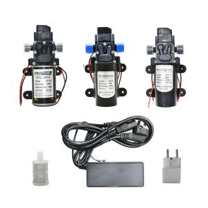 Kits DC12VOLT 60W 80W 100W Membran Pump Water Micro High Pressure Selfpriming Booster Pump för trädgårdsbevattning Biltvätt