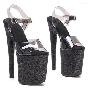 Dance Shoes Wome Fashion 20CM/8inches PVC Upper Platform Sexy High Heels Sandals Pole 204