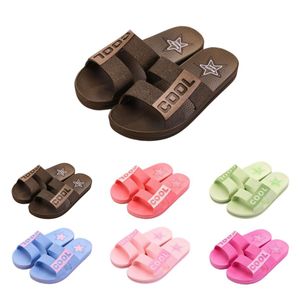 style15 Slipper Designer Gummi Damen Sandalen Absätze Baumwollstoff Stroh Lässige Hausschuhe für Frühling und Herbst Flache, bequeme Mules, gepolsterter Riemchenschuh, große Größe