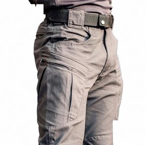 City Tactical Cargo Pants Men Outdoor Handing Cam Multi Pocket Military Army Trousers Casual Breattable Waterproof Sweatpants F92C#