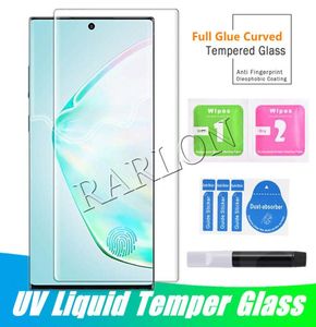 UV Full Glue Case Friendly Tempered Glass Screen Protector For Samsung Galaxy S23 Ultra S23Ultra S22 S21 Note 20 8 9 S20 Plus S10 9795198