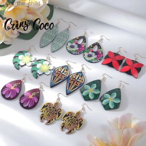 Dangle Chandelier Cring Coco New in Earrings Hawaii Acrylic Earrings Womens New Zealand Fashion Tortoise Earrings Drop Earring Jewelry for WomenC24326