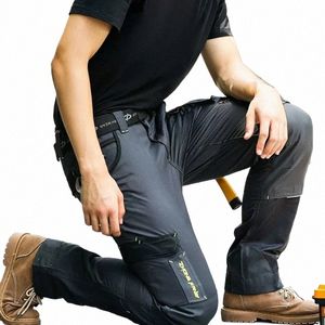 Pantaloni cargo Pantaloni da lavoro casual da uomo Pantaloni da lavoro da uomo Pantaloni cargo da esterno Pantaloni da lavoro elettrici da uomo S-3XL Pantaloni da lavoro r6GS #