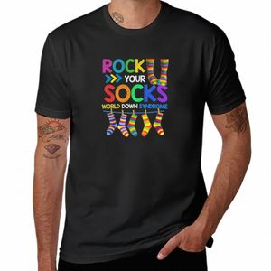 nuova giornata mondiale della sindrome di Down T-shirt Rock Your Calzini T-shirt bldie t-shirt carino top uomo magliette grafiche e83D #