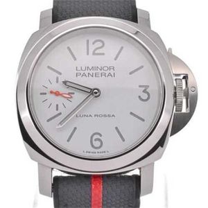 Herrpaneraiss klockor mekaniska Paneraiss herrarna Luminor Submerible med Paper Luminor Luna Rossa PAM01342 Hand Winding Men's Watch Wn-O1QD