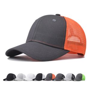 Beyzbol Kapağı Yetişkin Net Kapak Sığ Kavisli Kablo Şapka Unisex Yaz Şapkası Nefes Alabaş Şapka Gölgeli Bahar Sonbahar Kapak Hip Hop Takılı Kapak