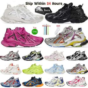 9s Retro Designer Runner 7.0 Triple S Super Running Shoes Tess Gomma Platform Transmit sense black white pink blue Deconstruction jogging hiking Trainers sneakers