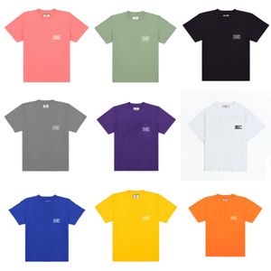 Tasarımcı Mens Tshirt Moda Marka Gömlek Kadınlar Tişört Çift Sokak Baskı Kollu Gevşek Yuvarlak Yuvarlak Boyut M-3XL