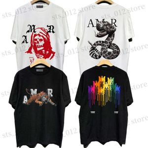 Mens Camisetas Mens Camiseta Designer Camiseta Roupas Homens Camiseta Roupas Esportivas Camisetas Algodão Rua Graffitir High Street Hipster Solto Encaixe Plus Size Relaxado Fit