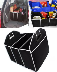 Caixas de armazenamento dobrável organizador de carro auto tronco caixas de armazenamento brinquedos recipiente de armazenamento de alimentos sacos auto acessórios interiores case5563039