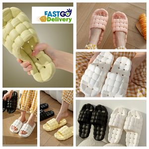 Slippers Home Shoes GAI Slide Bedroom Shower Room Warm Plushs Livings Room Softs comfort Wear Cotton Slippers Ventilates Woman Mens black pink whites