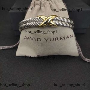 David Yurma Bracciale DY Bracciale Designer Cavo Bracciale Gioielli di moda per donna Uomo Oro Argento Perla Testa Croce Bracciale rigido Gioielli Dy Natale 483