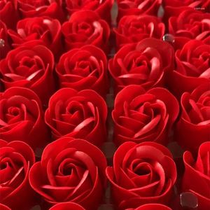 Party Favor 81sts Valentines Day Gift for Girl Friend Lover Rose Flower Soap Wedding Presents Gäster Brudtärna Favors Presents