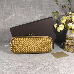 andiamo Clutch Evening Bags Chain shoulder Cases Designer Long Cosmetic Bags Womens Makeup bag gold Fashion Toiletries Pouch Storage strap Crossbody wallet purse